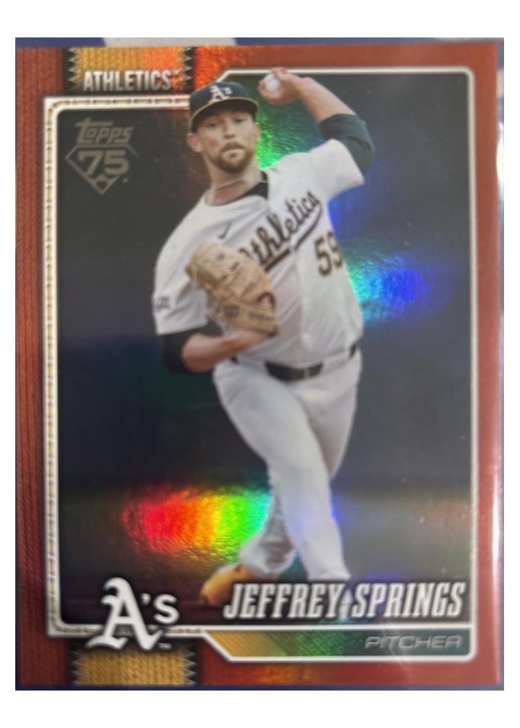 2026 Topps Base Set Jeffrey Springs #87 card