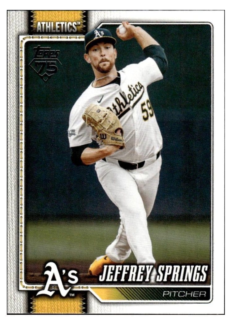 2026 Topps Base Set Jeffrey Springs #87 card