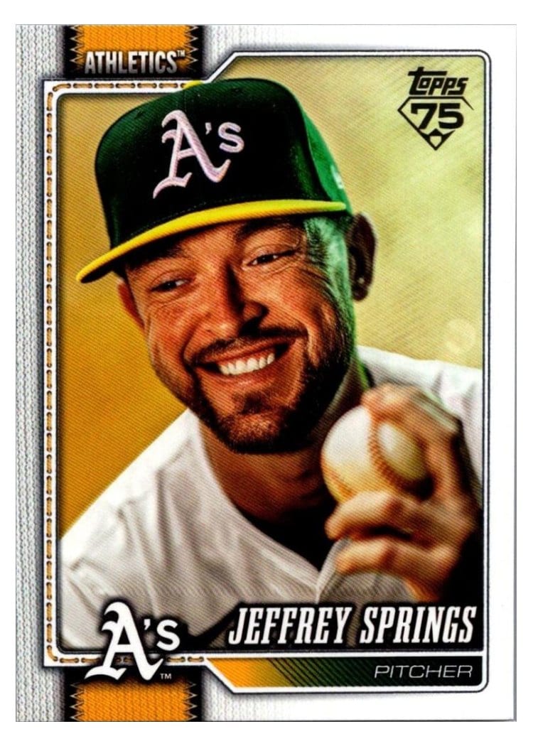 2026 Topps Base Set Jeffrey Springs #87 card