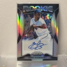 2019 Panini Prizm Rookie Autographs Jefry Rodriguez #RA-JR card