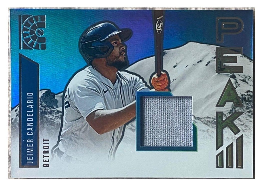 2022 Panini Capstone Peak Materials Jeimer Candelario #PM-JC card