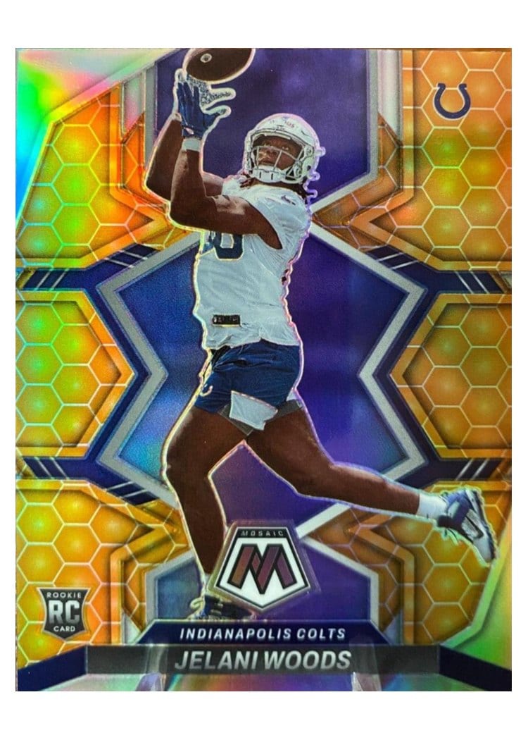 2022 Panini Mosaic Base Set Jelani Woods #358 card
