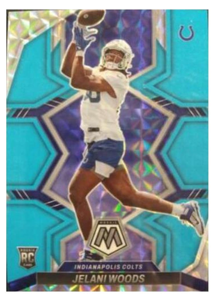 2022 Panini Mosaic Base Set Jelani Woods #358 card
