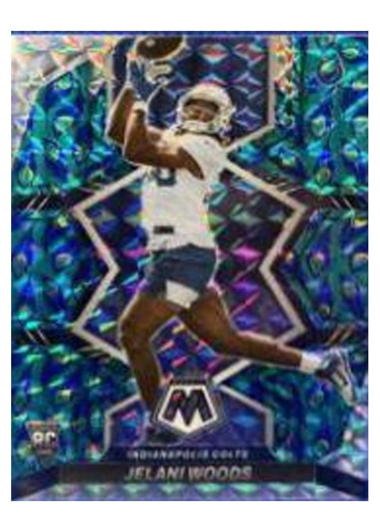 2022 Panini Mosaic Base Set Jelani Woods #358 card