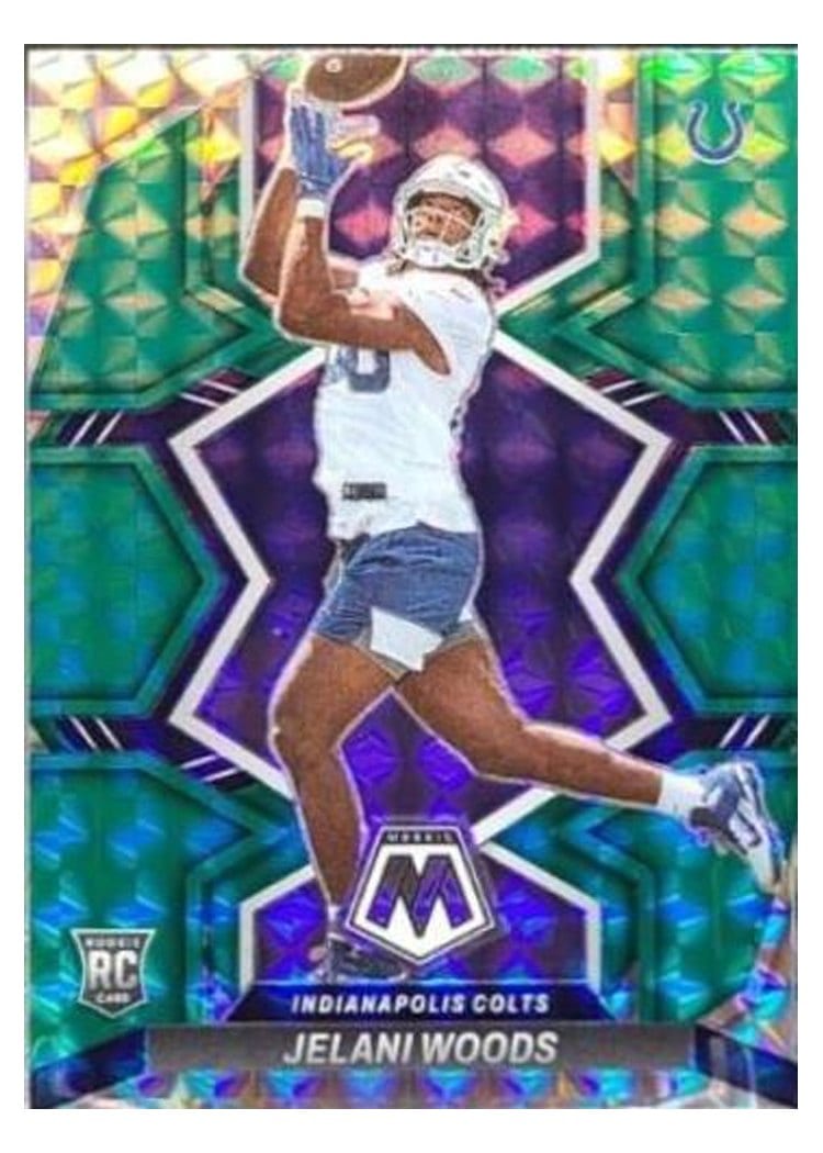 2022 Panini Mosaic Base Set Jelani Woods #358 card