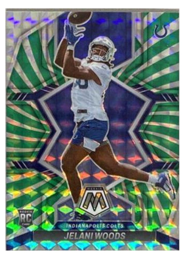 2022 Panini Mosaic Base Set Jelani Woods #358 card