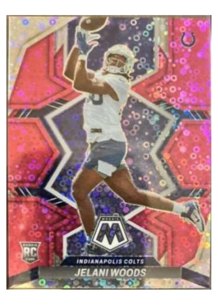 2022 Panini Mosaic Base Set Jelani Woods #358 card
