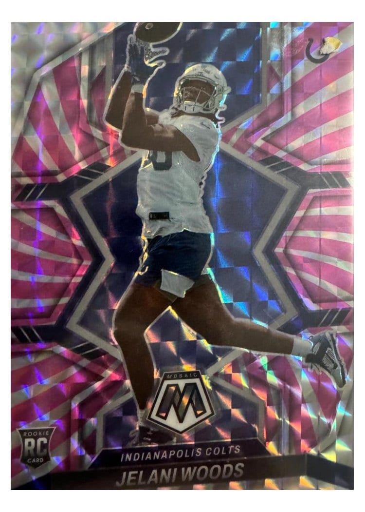 2022 Panini Mosaic Base Set Jelani Woods #358 card