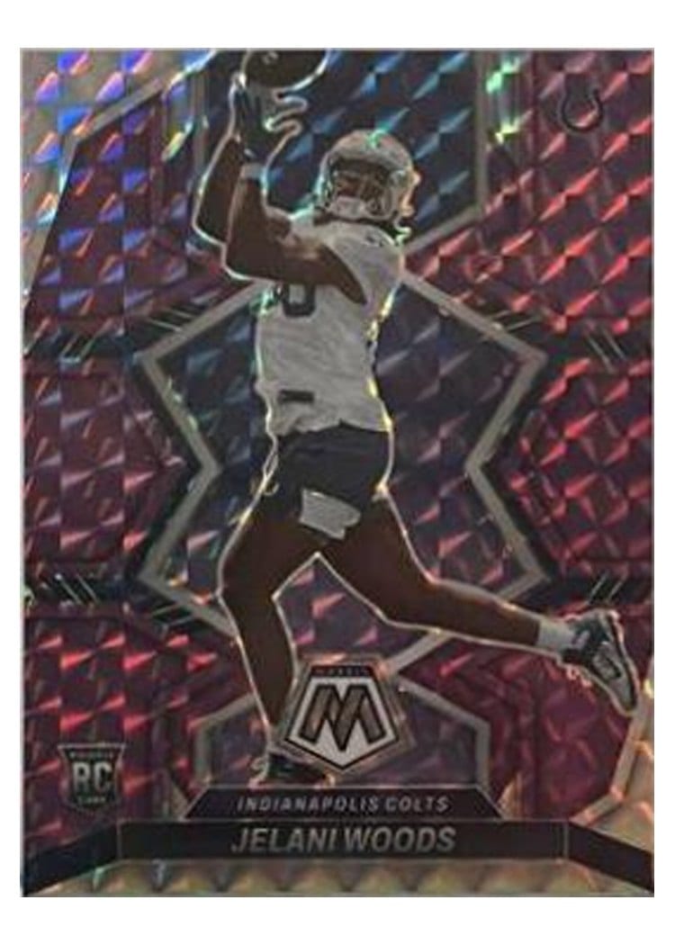 2022 Panini Mosaic Base Set Jelani Woods #358 card