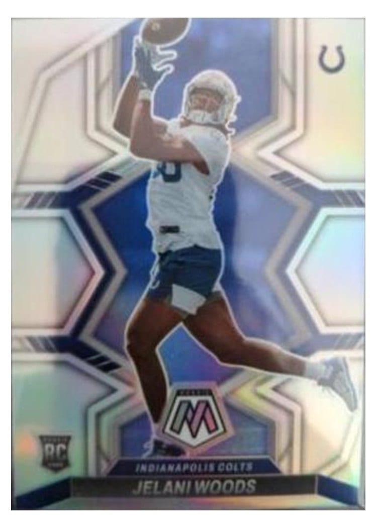 2022 Panini Mosaic Base Set Jelani Woods #358 card