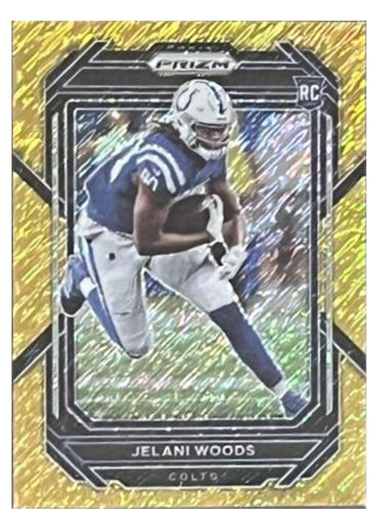 2022 Panini Prizm Base Set Jelani Woods #359 card