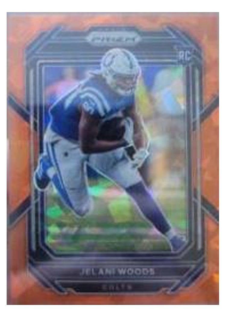 2022 Panini Prizm Base Set Jelani Woods #359 card