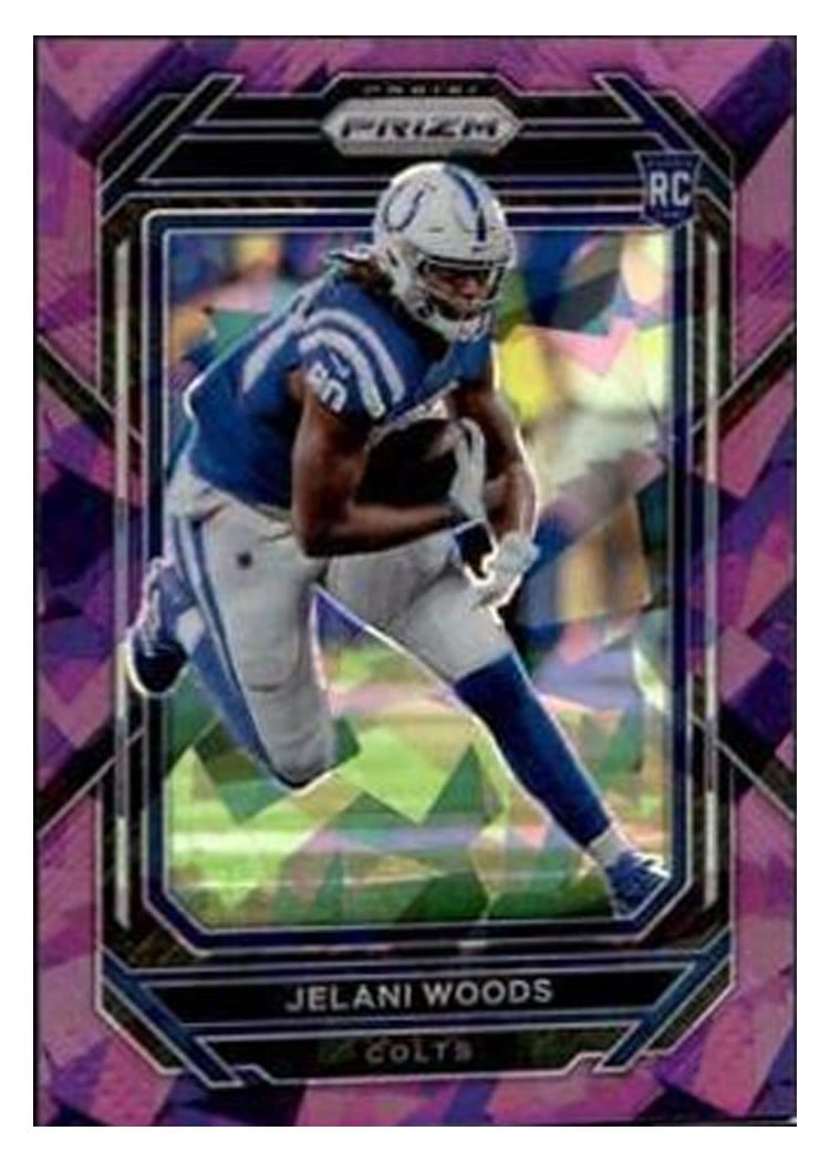 2022 Panini Prizm Base Set Jelani Woods #359 card