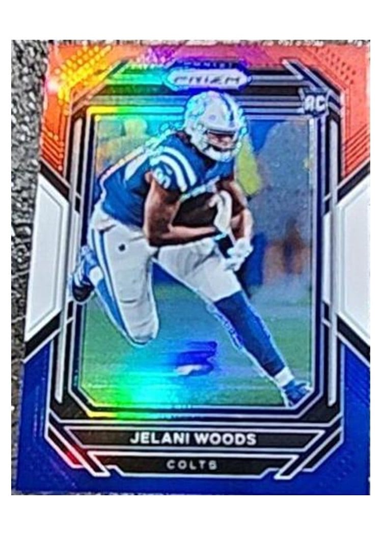 2022 Panini Prizm Base Set Jelani Woods #359 card