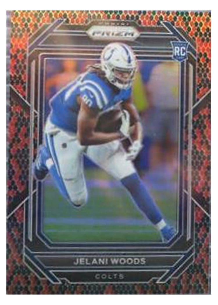 2022 Panini Prizm Base Set Jelani Woods #359 card