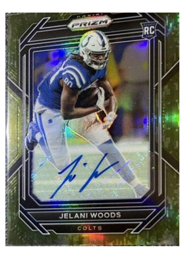 2022 Panini Prizm Base Set Jelani Woods #359 card