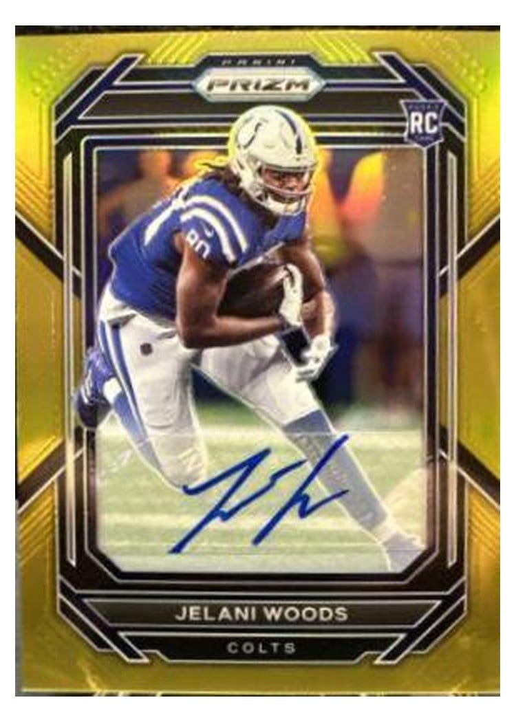 2022 Panini Prizm Base Set Jelani Woods #359 card