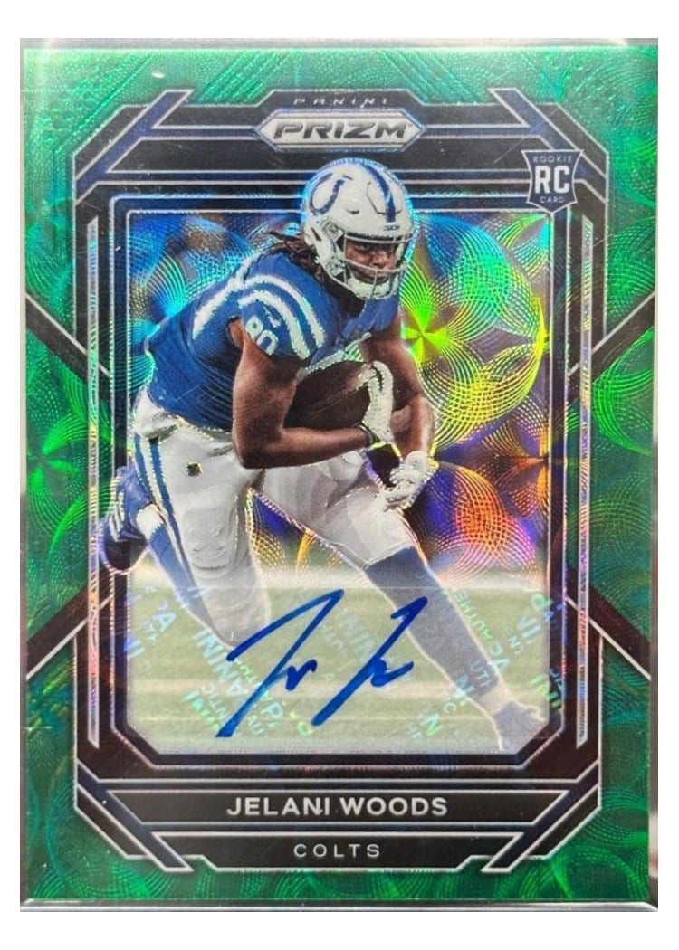 2022 Panini Prizm Base Set Jelani Woods #359 card