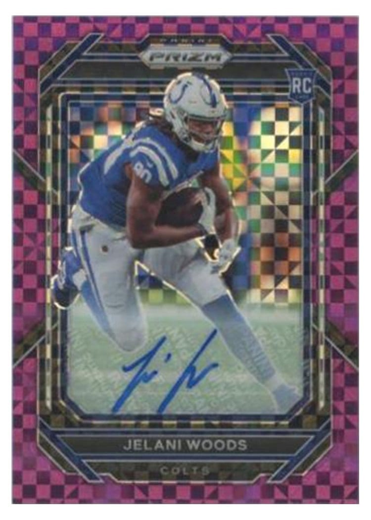 2022 Panini Prizm Base Set Jelani Woods #359 card
