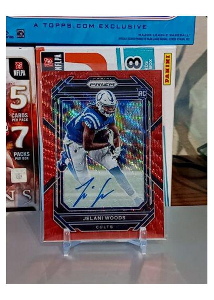 2022 Panini Prizm Base Set Jelani Woods #359 card