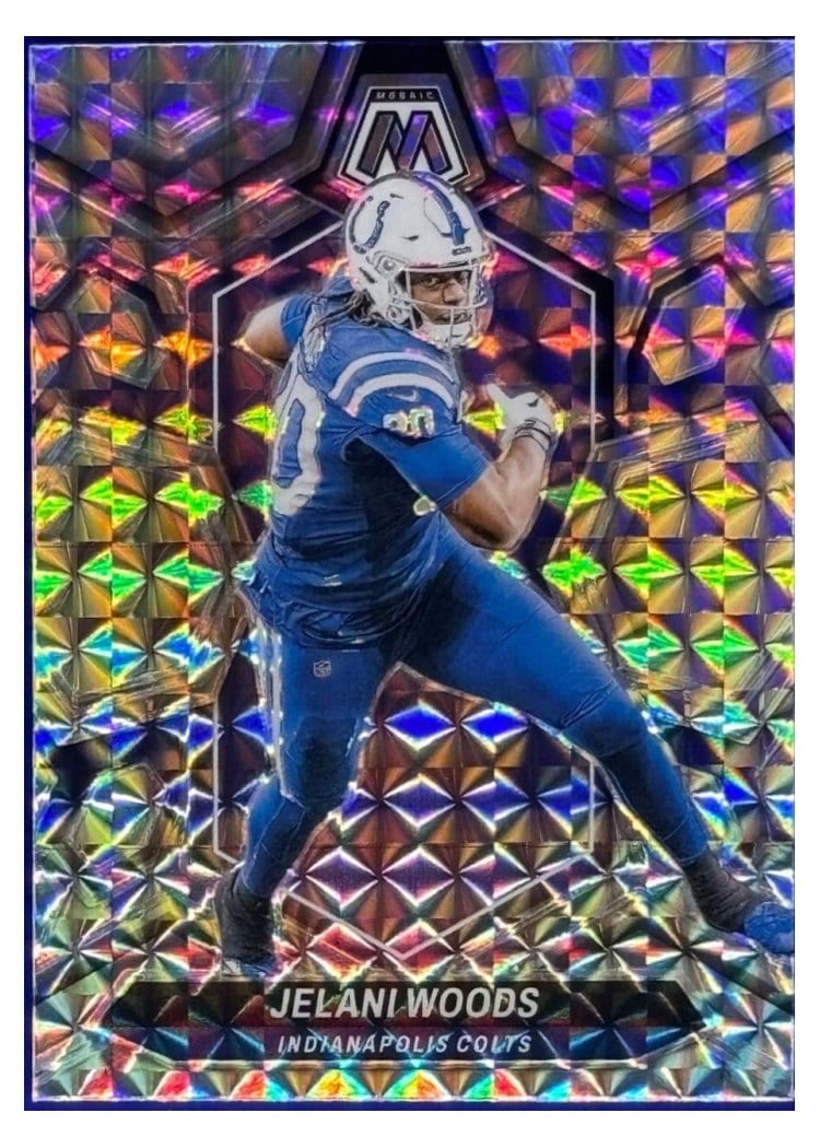 2024 Panini Mosaic Base Set Jelani Woods Mosaic #96 card