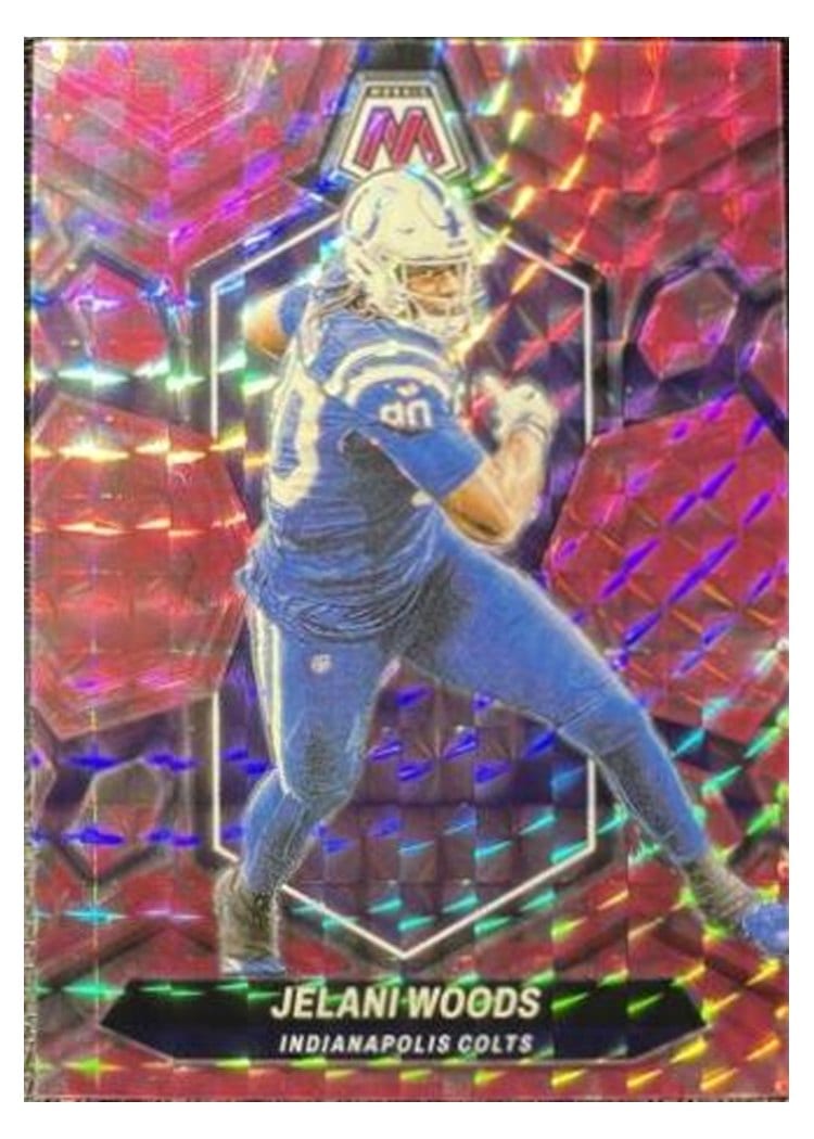 2024 Panini Mosaic Base Set Jelani Woods #96 card
