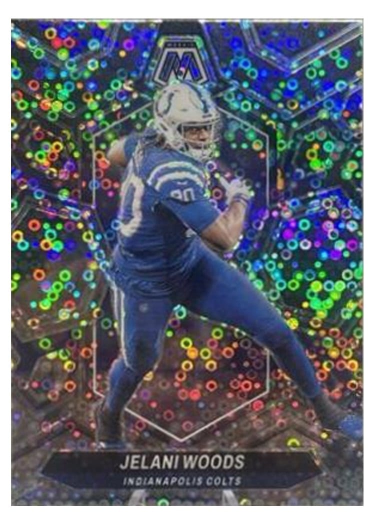 2024 Panini Mosaic Base Set Jelani Woods #96 card