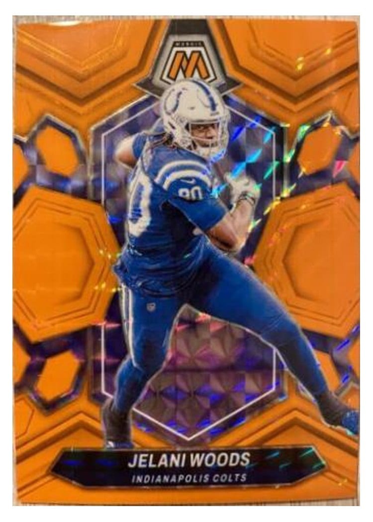 2024 Panini Mosaic Base Set Jelani Woods #96 card