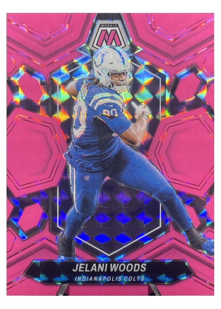 2024 Panini Mosaic Base Set Jelani Woods #96 card