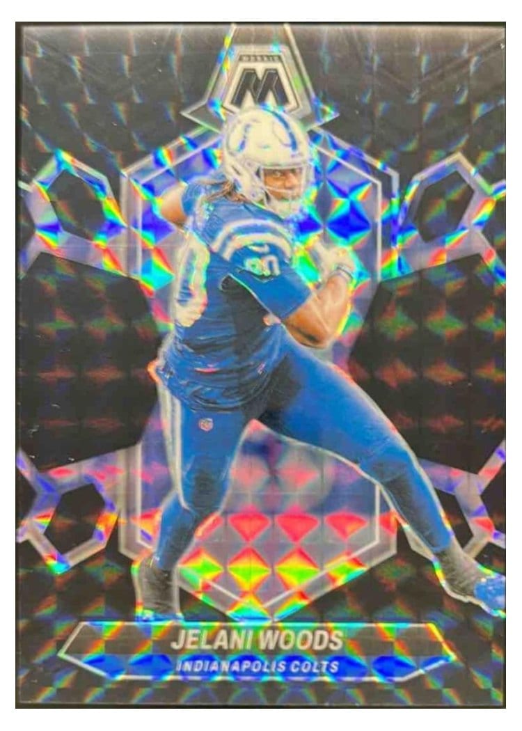 2024 Panini Mosaic Base Set Jelani Woods #96 card