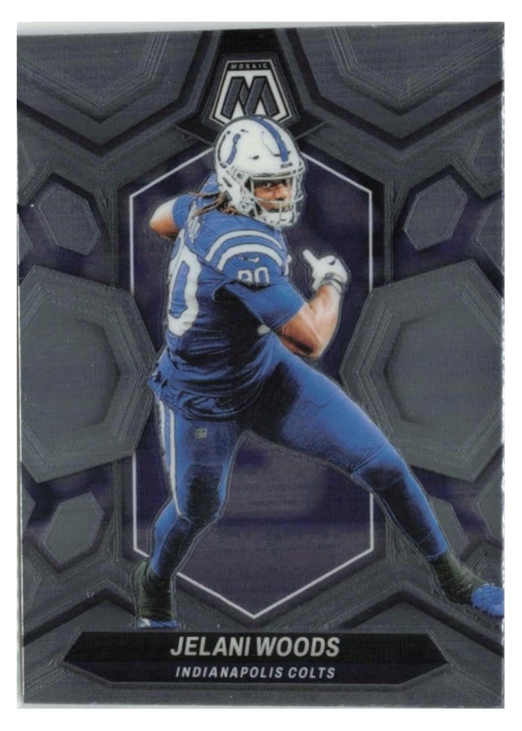 2024 Panini Mosaic Base Set Jelani Woods #96 card