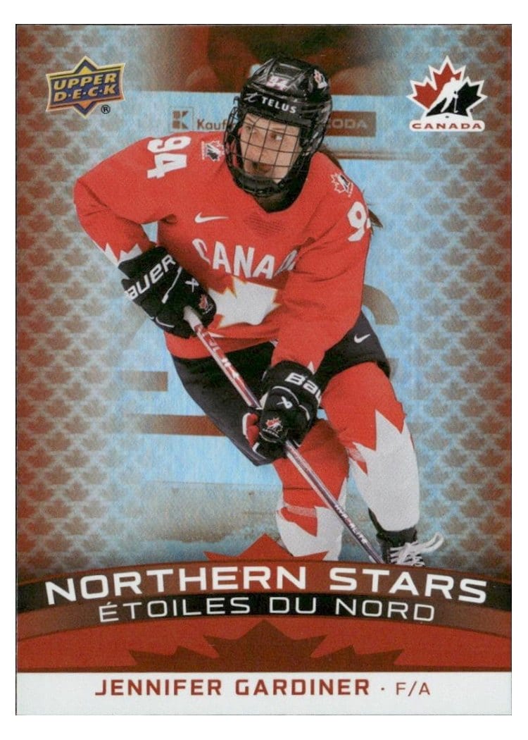 2025-26 Tim Hortons Team Canada Olympic Hockey Northern Stars Jennifer Gardiner #NS-15 card