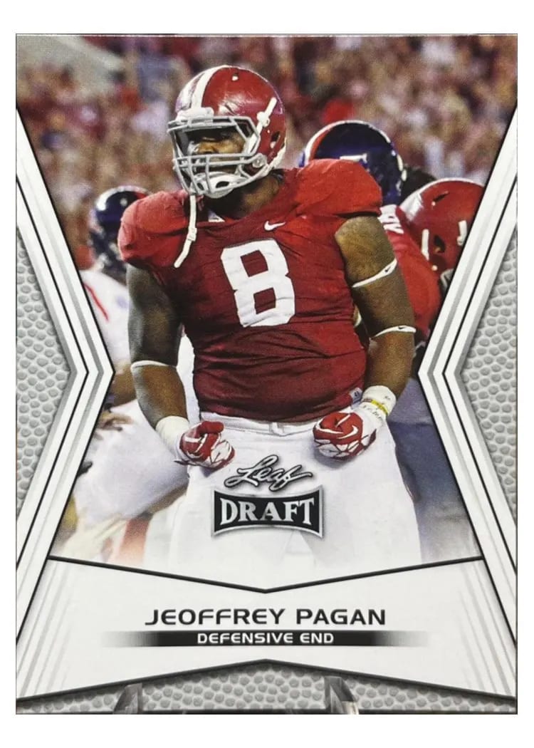 2014 Leaf Draft Jeoffrey Pagan #87 card