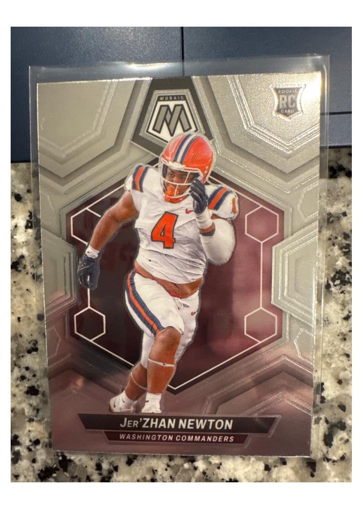 2024 Panini Mosaic Base Set Jer'Zhan Newton #336 card