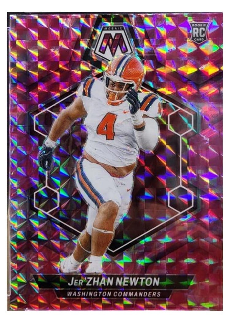 2024 Panini Mosaic Base Set Jer'Zhan Newton #336 card