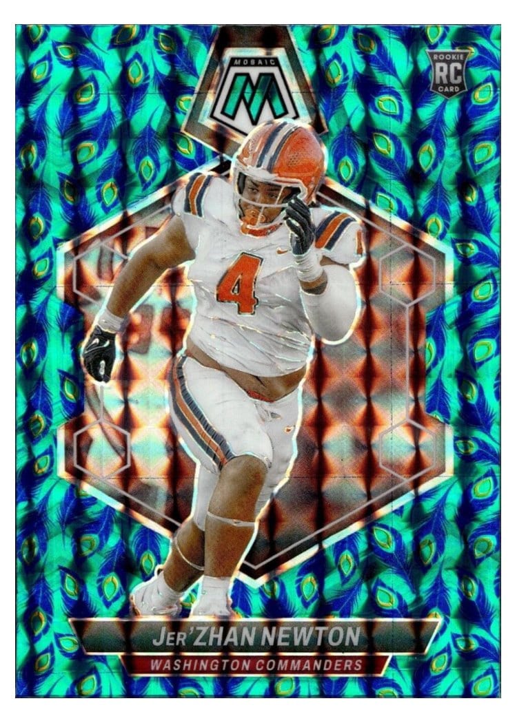 2024 Panini Mosaic Base Set Jer'Zhan Newton #336 card