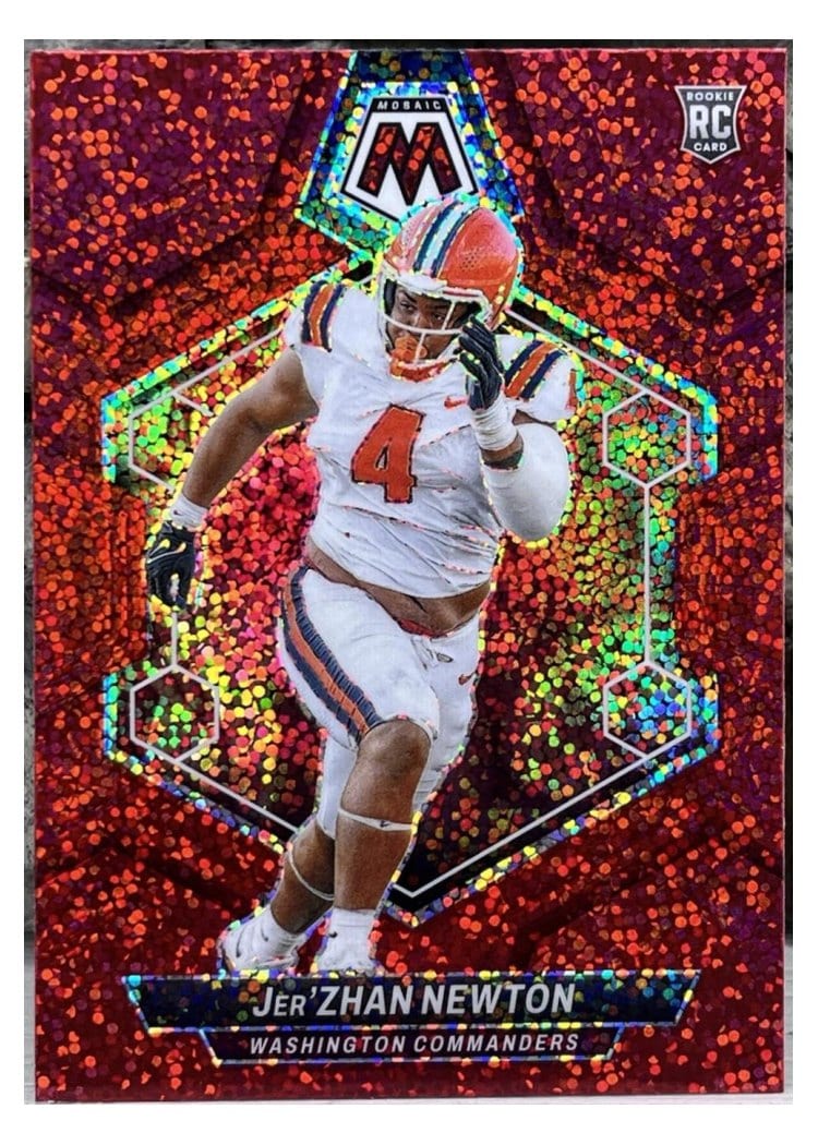 2024 Panini Mosaic Base Set Jer'Zhan Newton #336 card