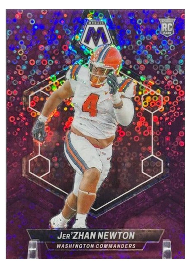 2024 Panini Mosaic Base Set Jer'Zhan Newton #336 card