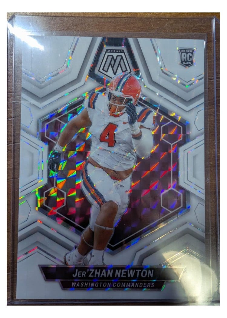 2024 Panini Mosaic Base Set Jer'Zhan Newton #336 card