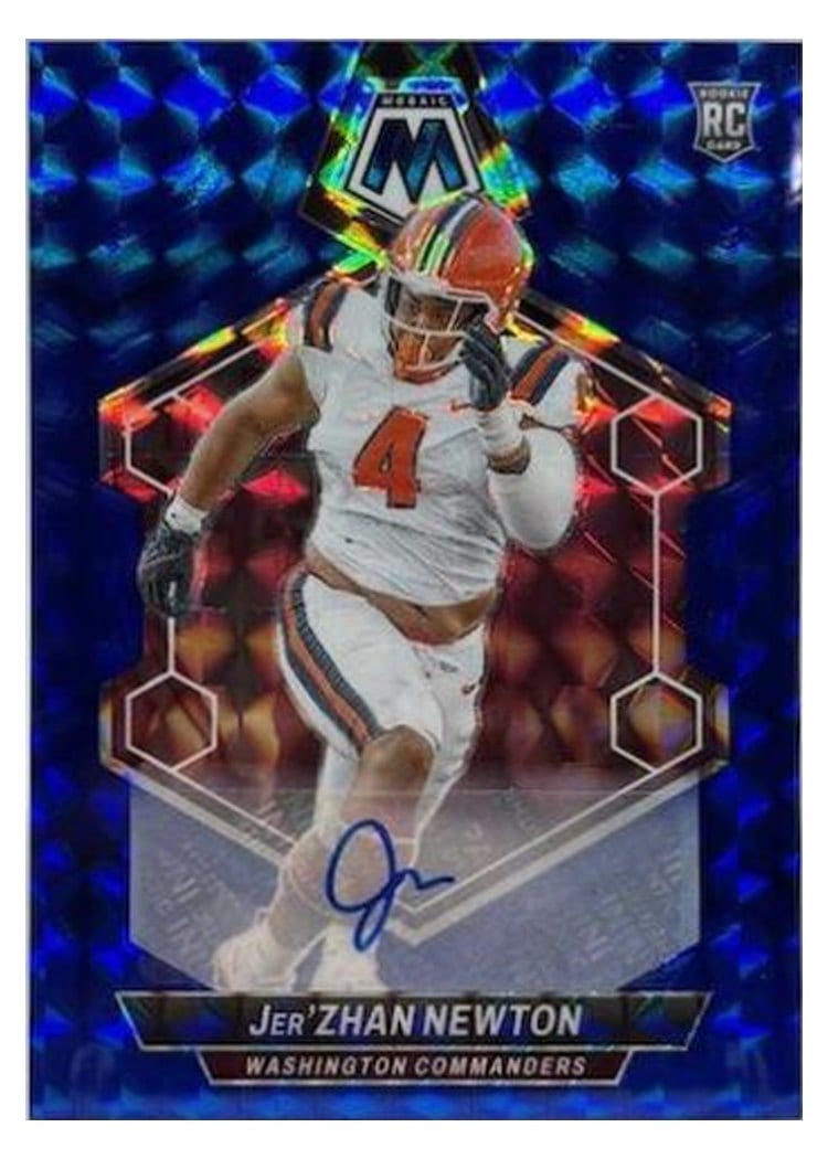 2024 Panini Mosaic Base Set Jer'Zhan Newton #336 card