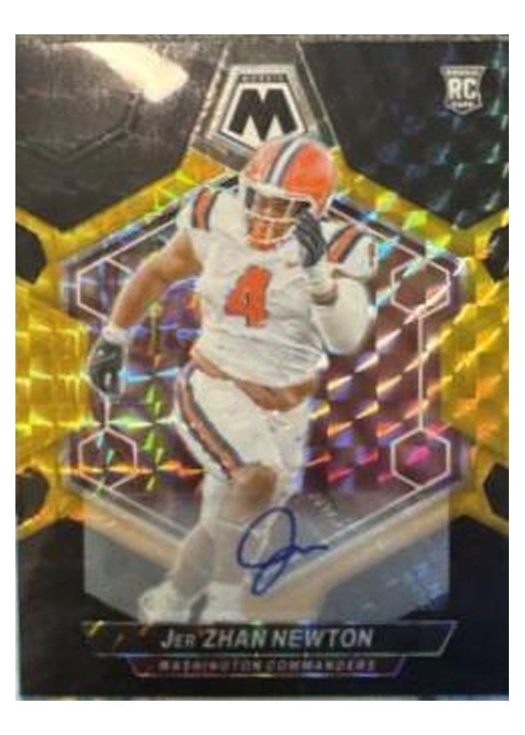 2024 Panini Mosaic Base Set Jer'Zhan Newton #336 card