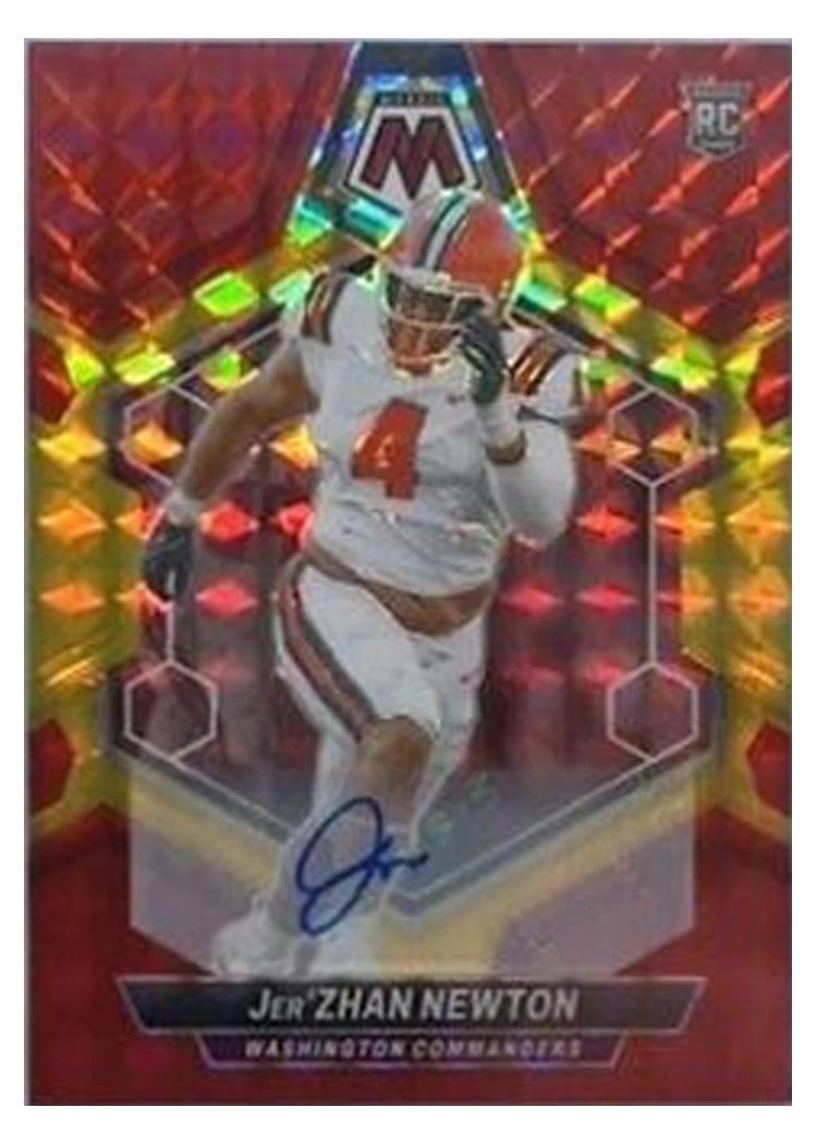 2024 Panini Mosaic Base Set Jer'Zhan Newton #336 card