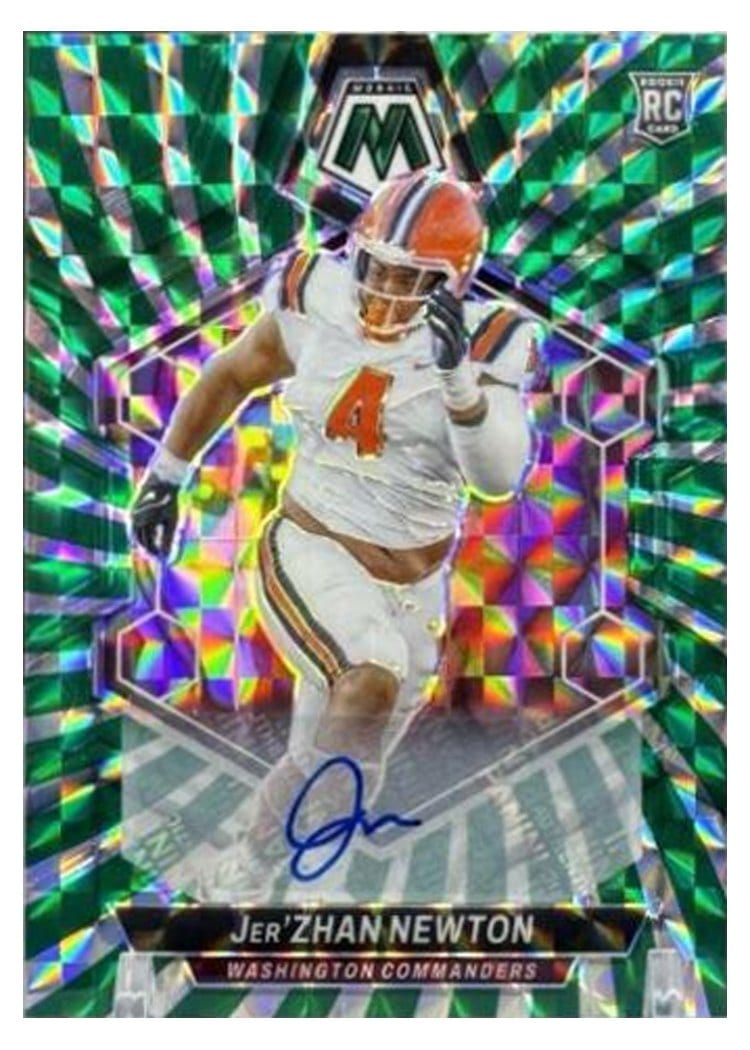 2024 Panini Mosaic Base Set Jer'Zhan Newton #336 card