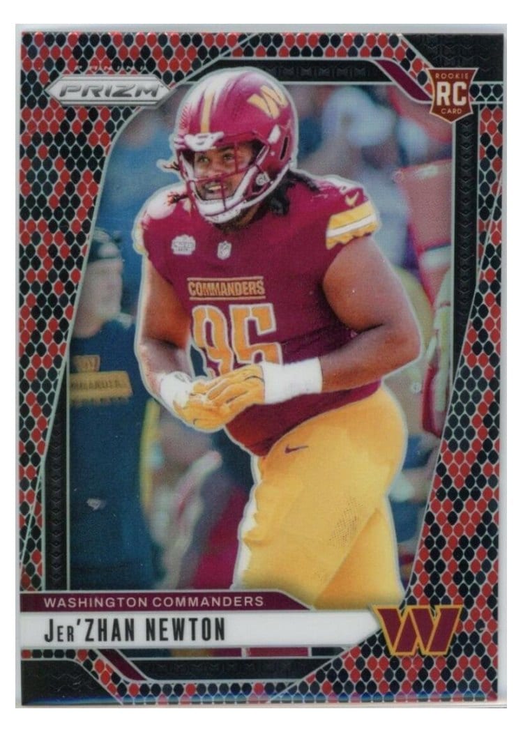 2024 Panini Prizm Base Set Jer'Zhan Newton #351 card