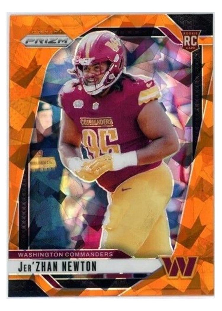 2024 Panini Prizm Base Set Jer'Zhan Newton #351 card