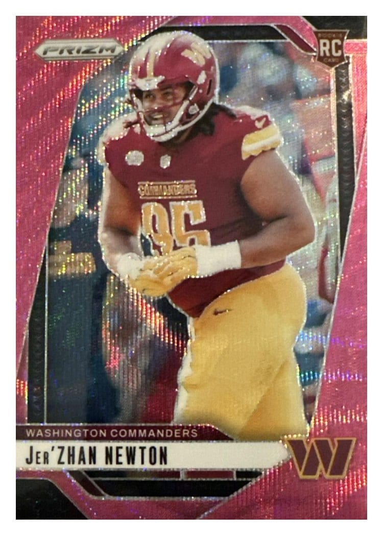 2024 Panini Prizm Base Set Jer'Zhan Newton #351 card