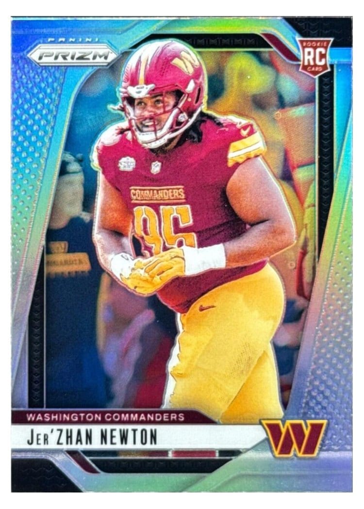 2024 Panini Prizm Base Set Jer'Zhan Newton #351 card