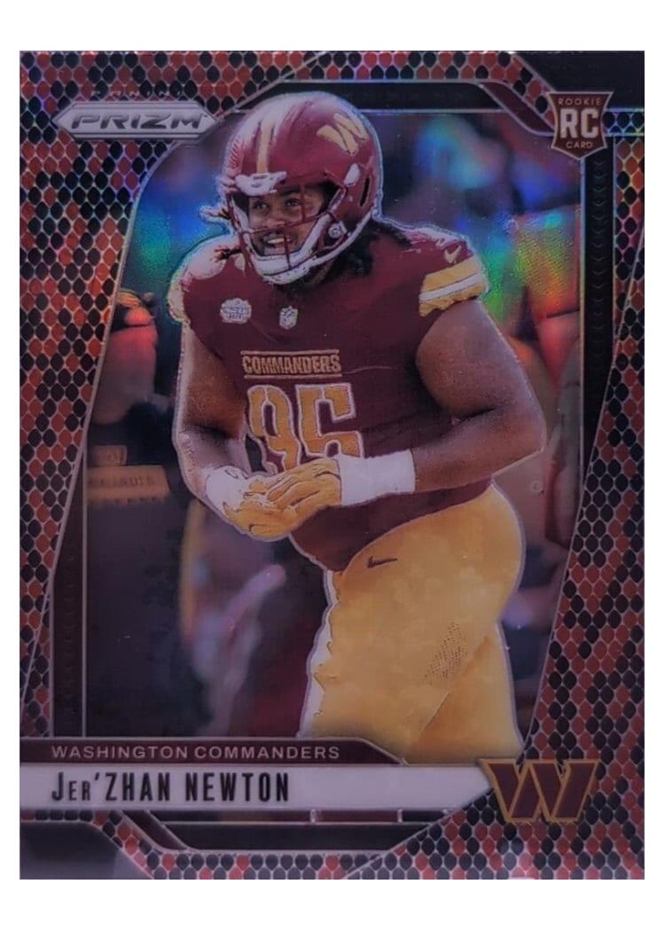 2024 Panini Prizm Base Set Jer'Zhan Newton #351 card