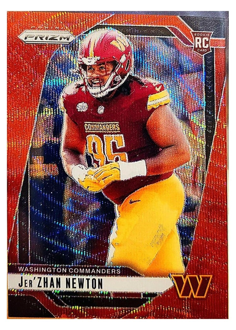 2024 Panini Prizm Base Set Jer'Zhan Newton #351 card