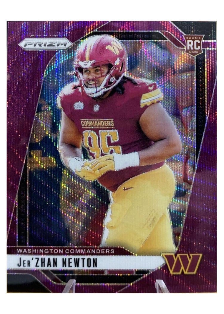 2024 Panini Prizm Base Set Jer'Zhan Newton #351 card